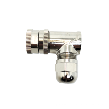 4 Pole Angle Shielded M12 Female Connector